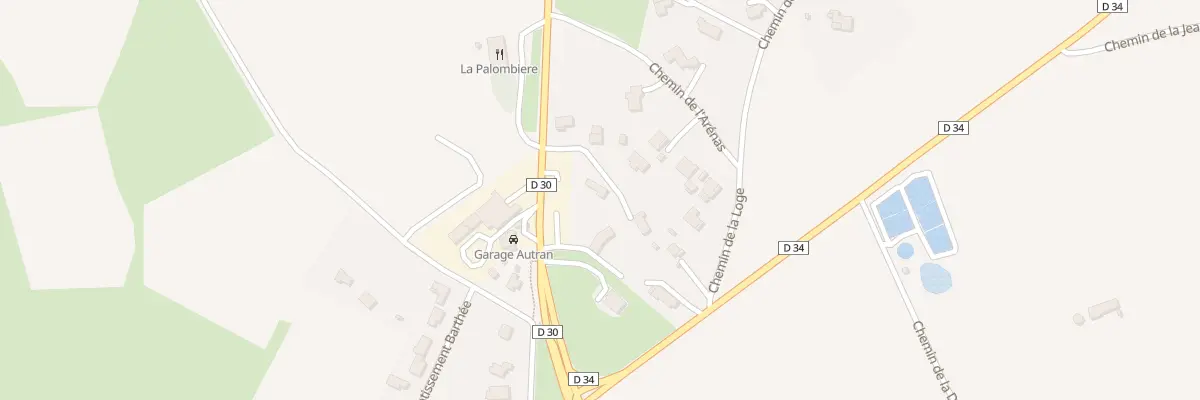 Plan du 34 Imp des Peupliers à Saint-Christol