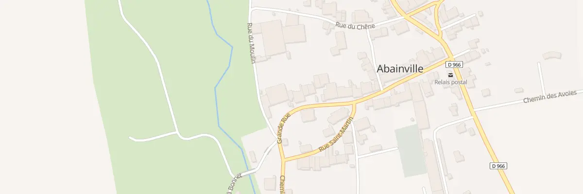 Plan du 34 Gr Grande Rue à Abainville
