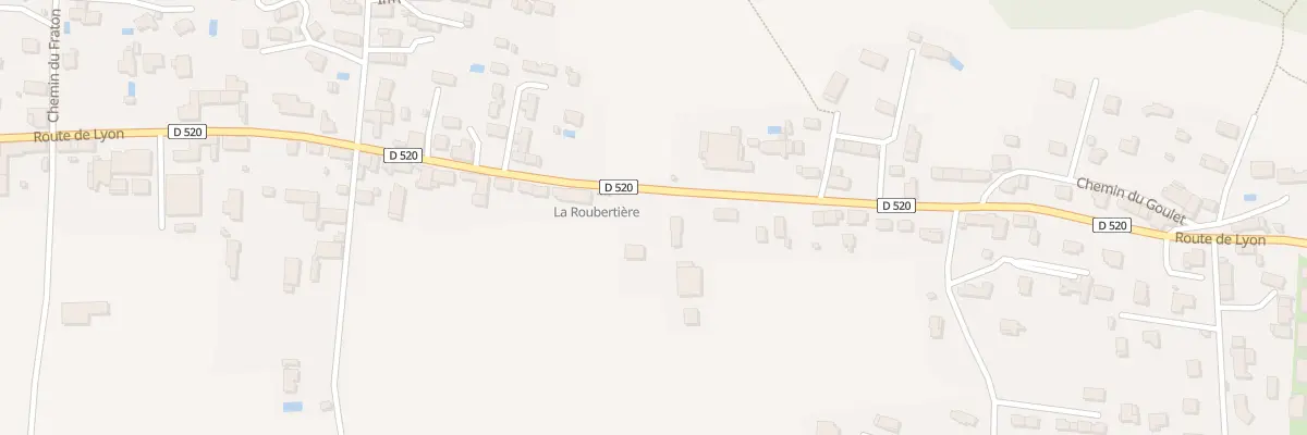 Plan du 99B Rte de Lyon à Apprieu