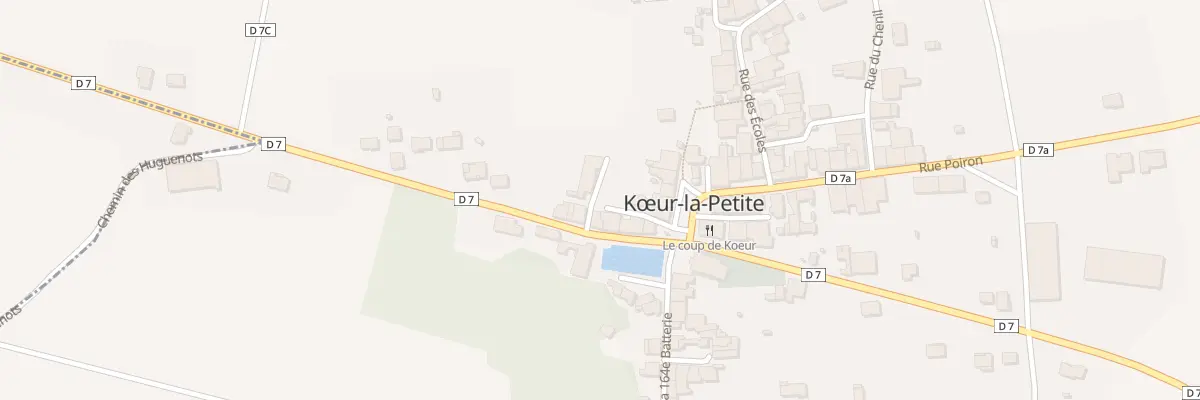 Plan du 11 Voie des Koeurs à Kœur-la-Petite