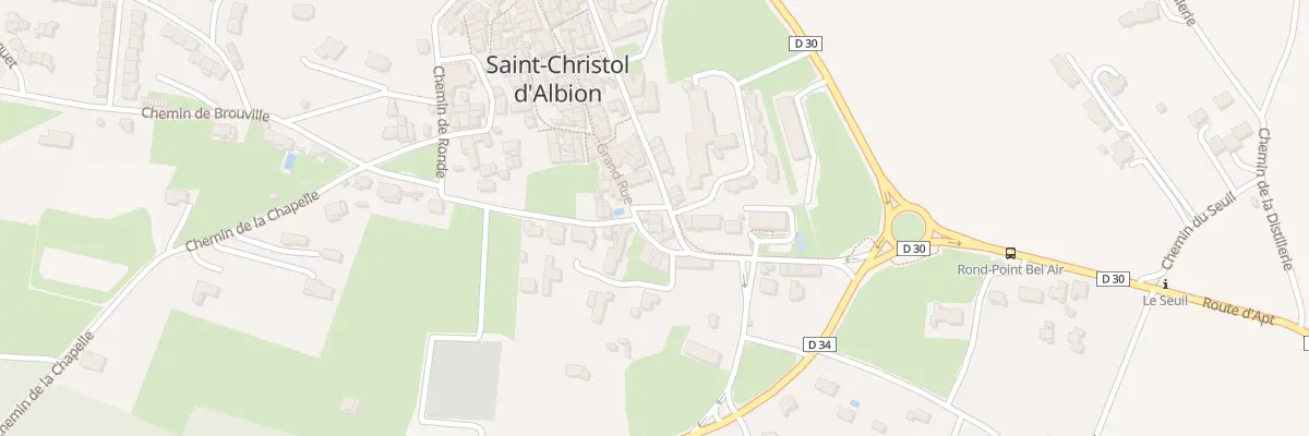 Plan du 2 Gr Grand Rue à Saint-Christol