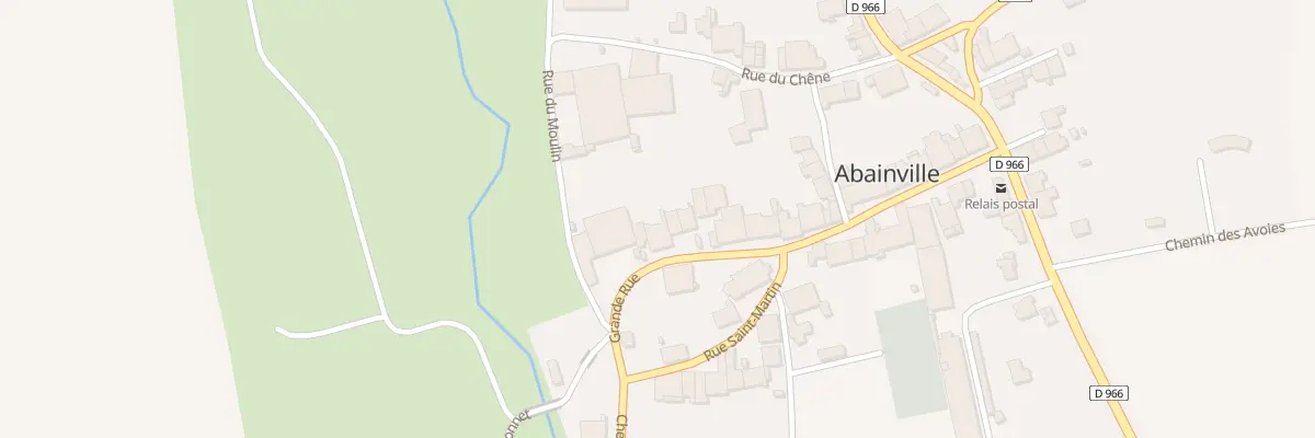Plan du 32 Grande Rue à Abainville
