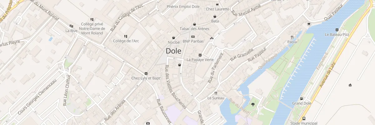 Plan du 29 Grande Rue à Dole
