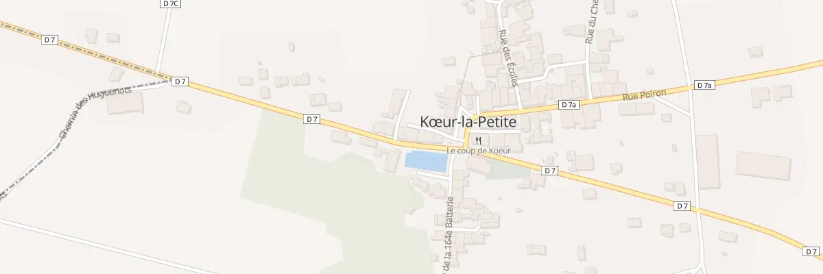 Plan du 9 Voie des Koeurs à Kœur-la-Petite