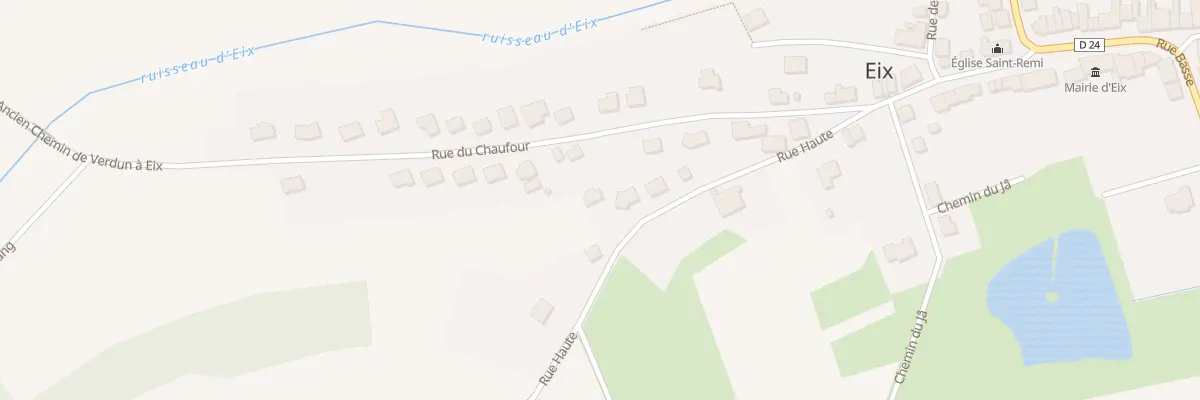 Plan du 12 Rue du Chauffour à Eix