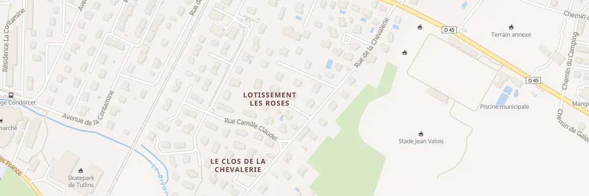 Plan du 9020 Che de la Chevallerie à Tullins