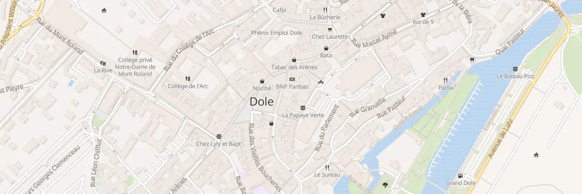 Plan du 37 Grande Rue à Dole
