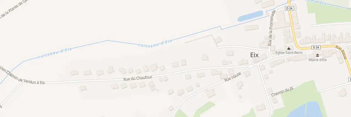 Plan du 9 Rue du Chauffour à Eix