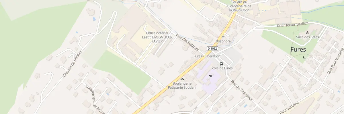 Plan du 93B Bd Michel Perret à Tullins
