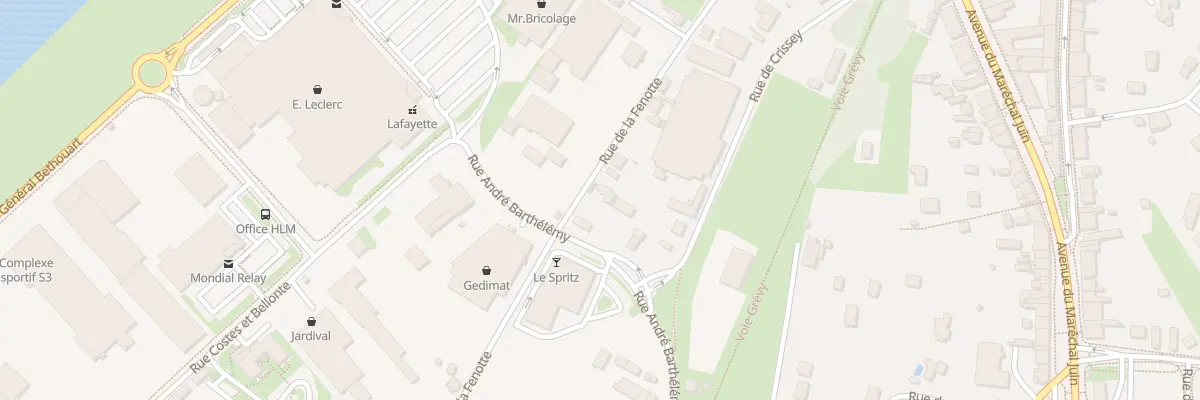 Plan du 53 Rue de la Fenotte à Dole