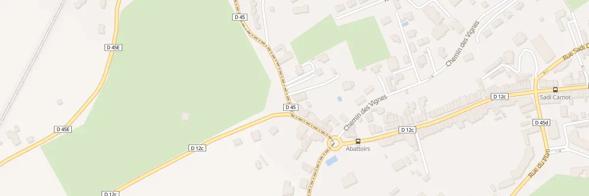 Plan du 6 Av de la Maladiere à Rives