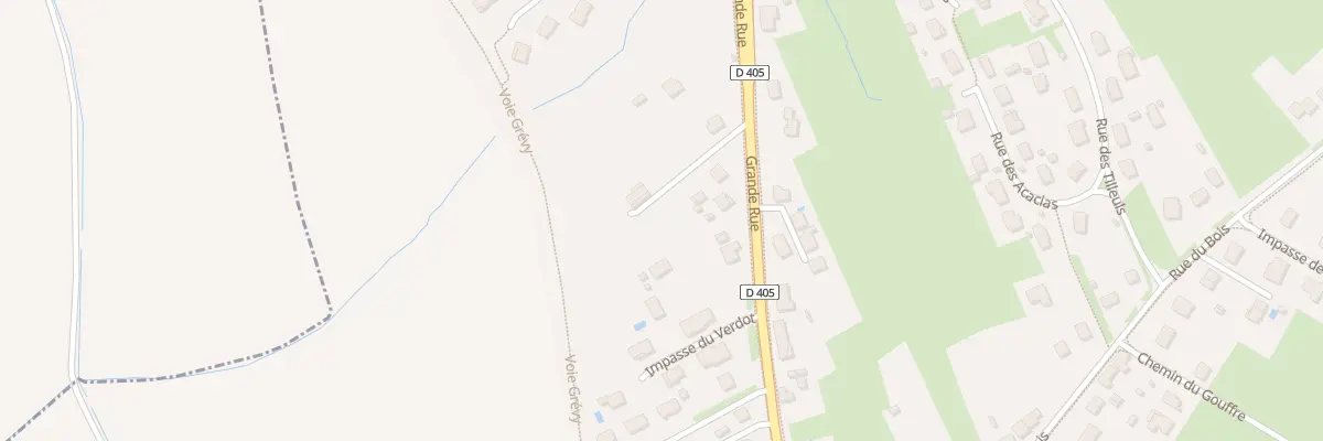 Plan du 11 Grande Rue à Villette-lès-Dole