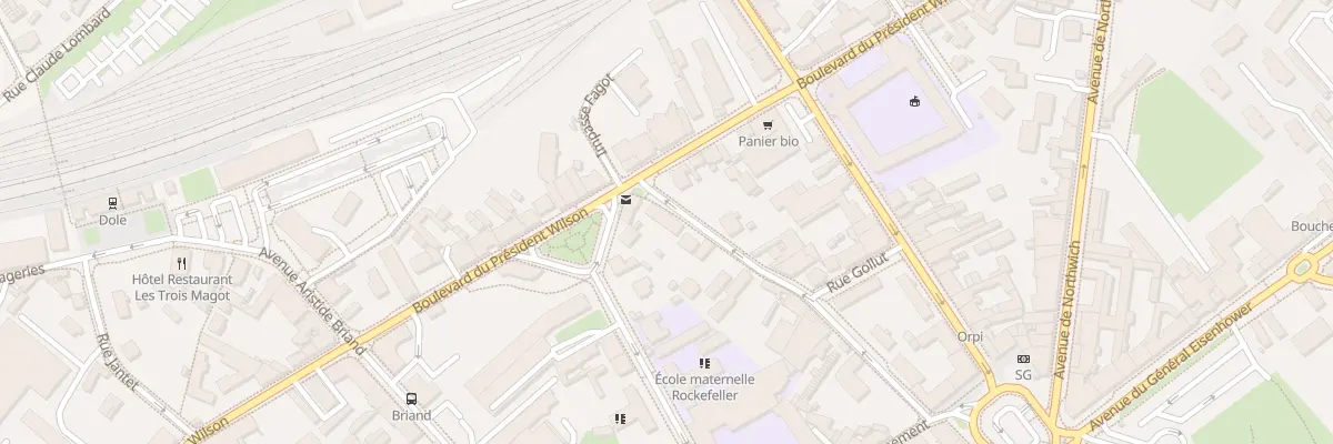 Plan du 36 Rue du 21 Janvier à Dole