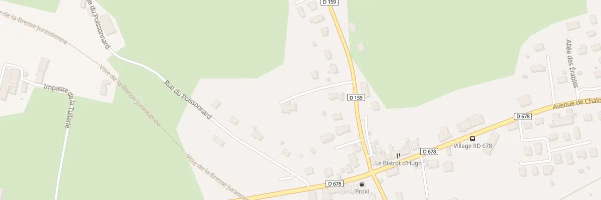 Plan du 141 Rte de Bletterans à Courlans
