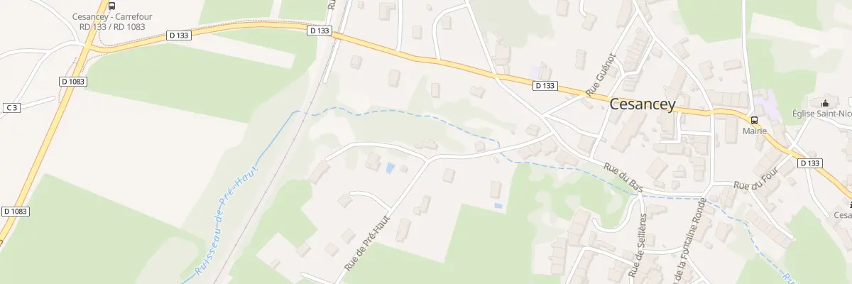 Plan du 142 Rue de Pré-haut à Cesancey