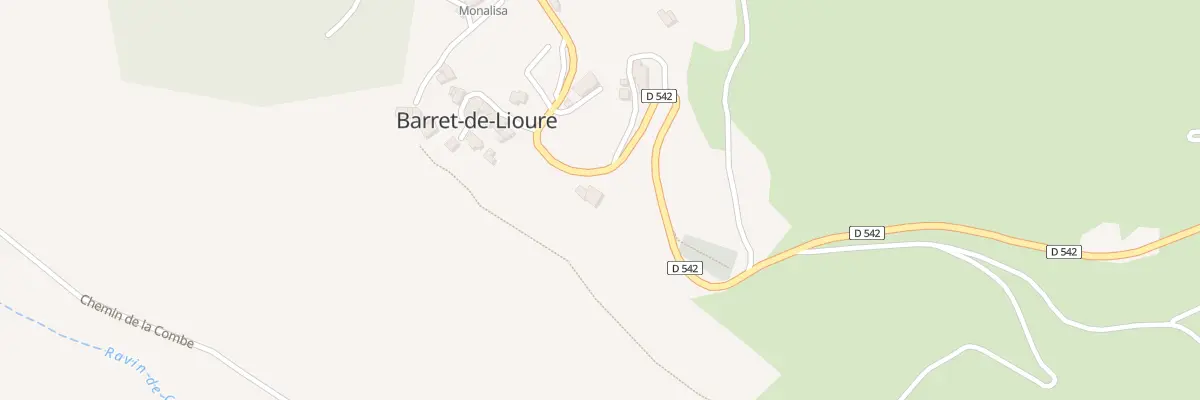 Plan du 5021 La Clastre à Barret-de-Lioure