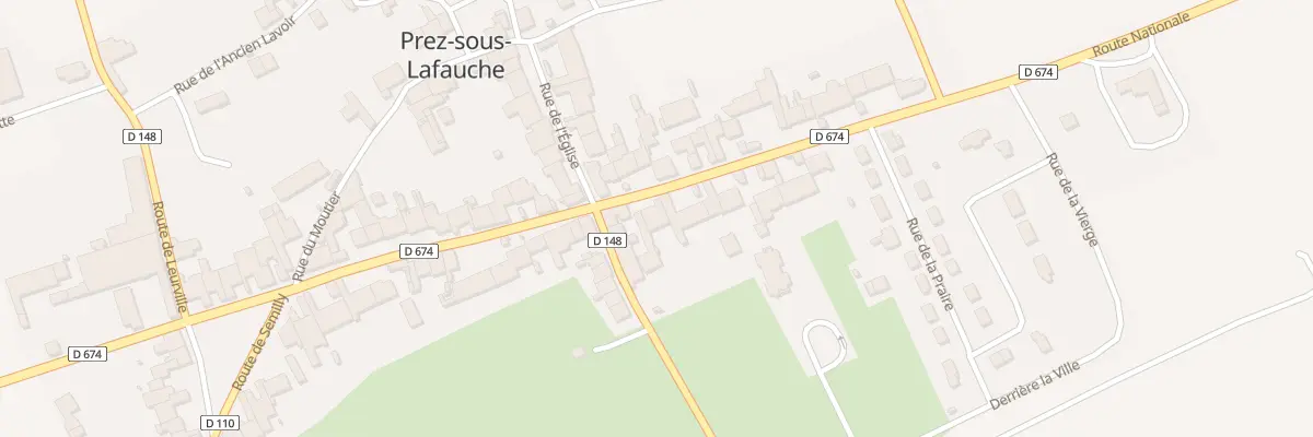 Plan du 19 Rte Nationale à Prez-sous-Lafauche