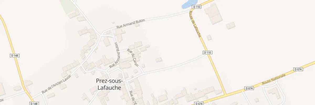 Plan du 9001 Le Village à Prez-sous-Lafauche