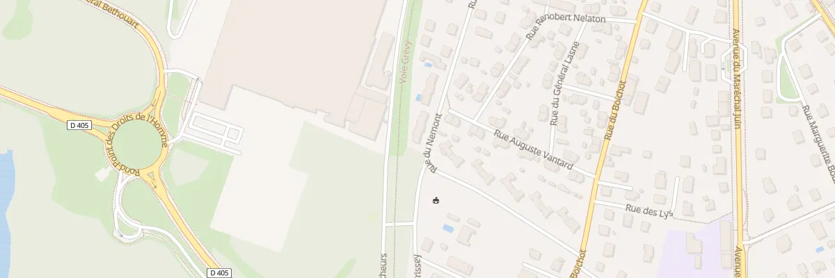 Plan du 95 Rue de Crissey à Dole