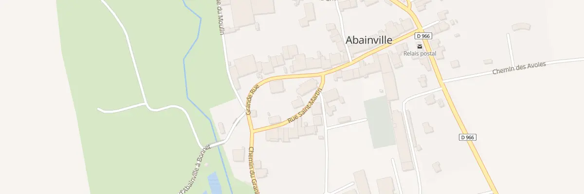 Plan du 2 Rue Saint Martin à Abainville