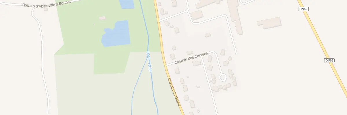 Plan du 12 Che du Granit à Abainville