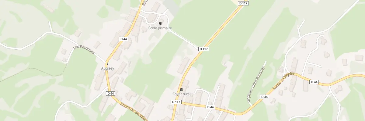Plan du 13 Rte de Lons à Augisey
