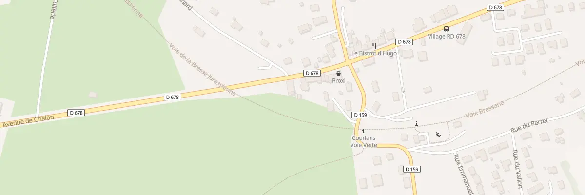 Plan du 1167 Av de Chalon à Courlans