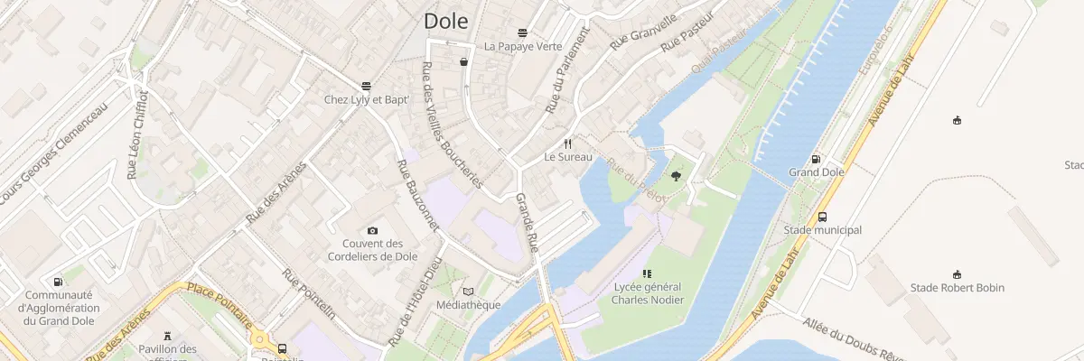 Plan du 81 Rue Pasteur à Dole