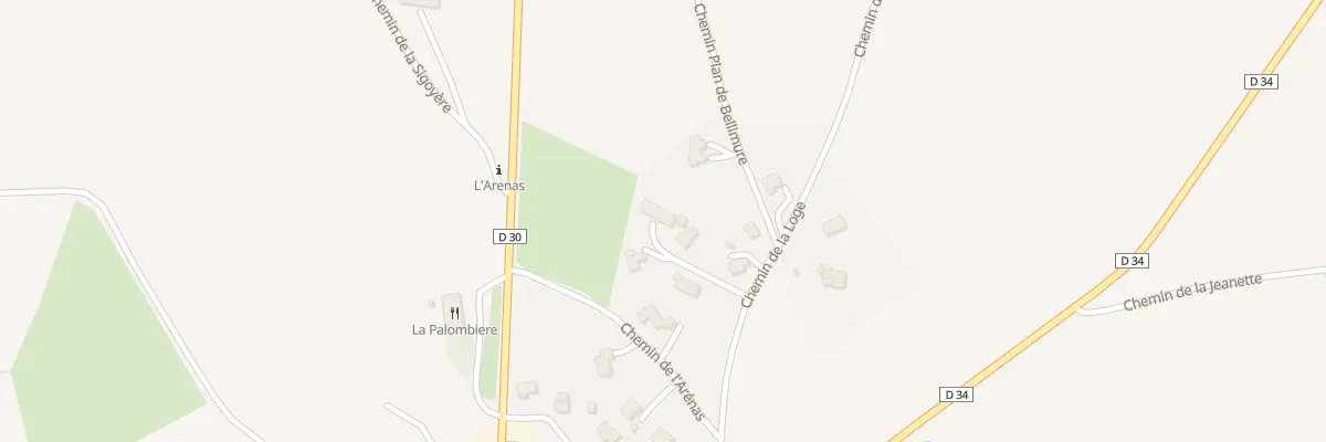 Plan du 237 Che de la Loge à Saint-Christol