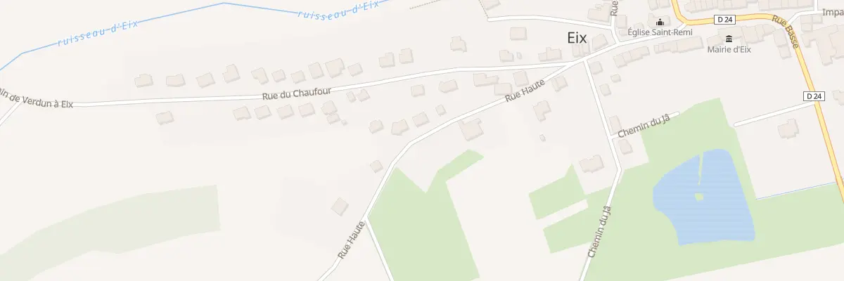 Plan du 22 Rue Haute à Eix