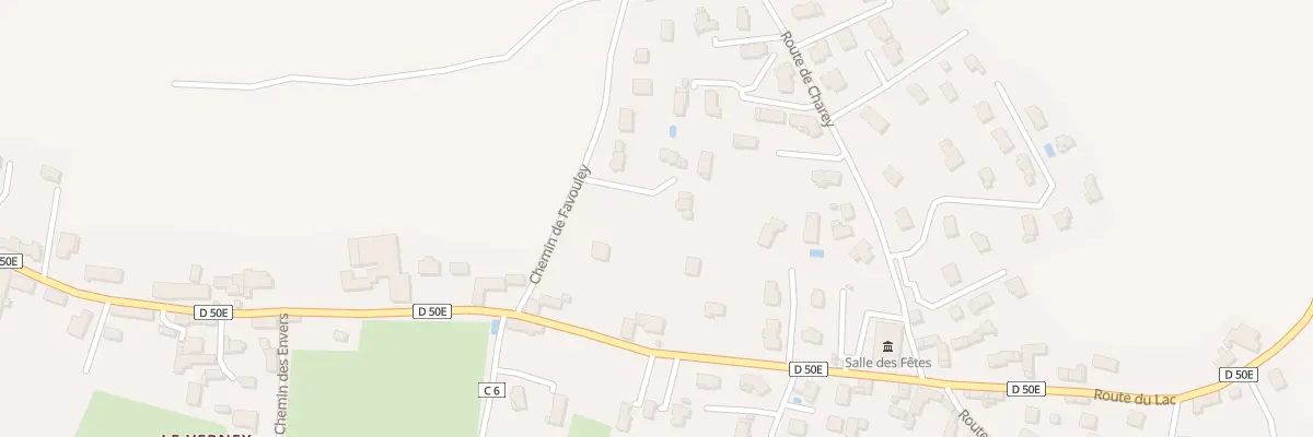Plan du 106B Chem du Favouley à Oyeu