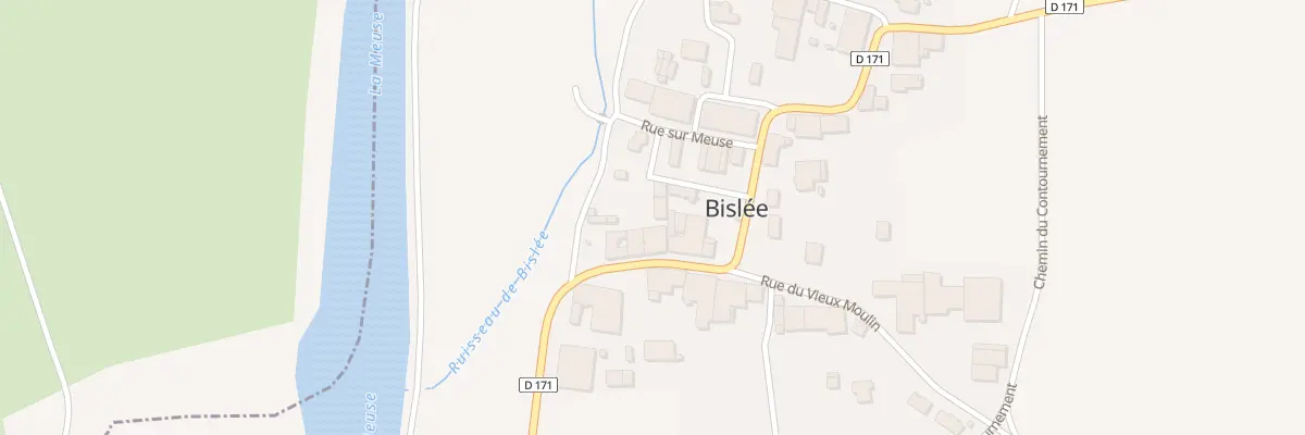 Plan du 5 Rue du Vieux Moulin à Bislée