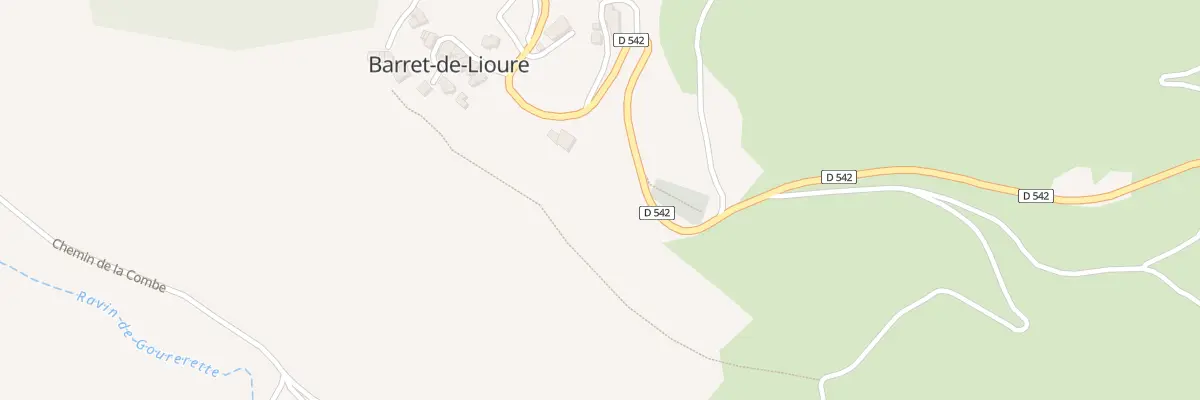 Plan du 5051 La Clastre à Barret-de-Lioure