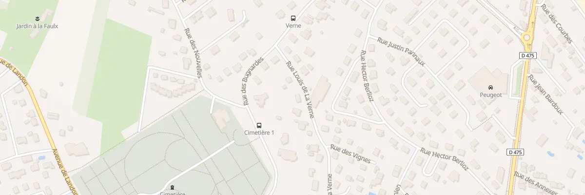 Plan du 64 Rue Louis de la Verne à Dole