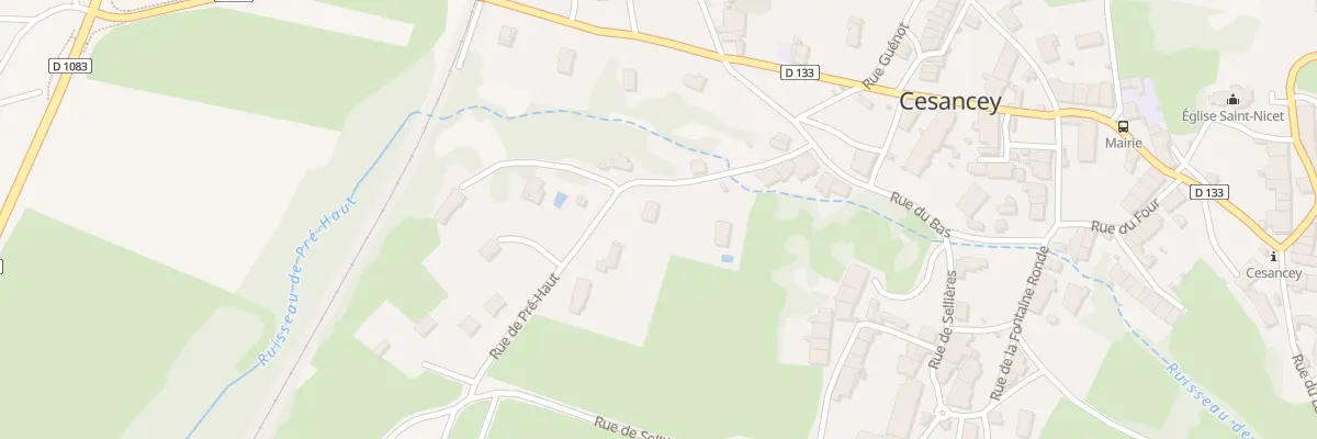 Plan du 145 Rue de Pré-haut à Cesancey