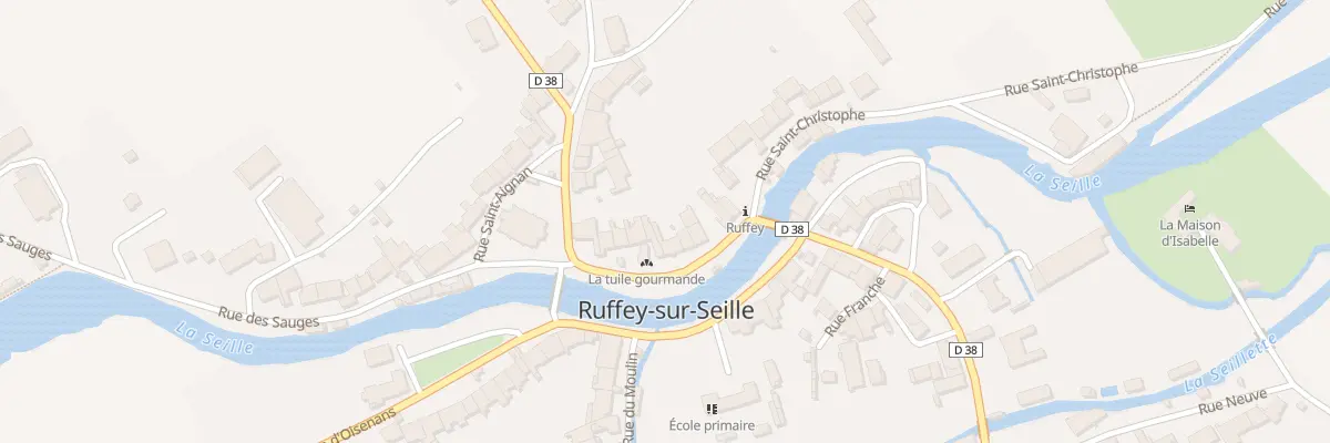 Plan du 60 Quai de la Seille à Ruffey-sur-Seille