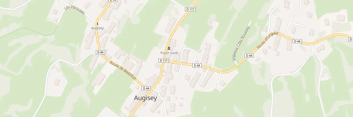 Plan du 3 Rte d’Orgelet à Augisey