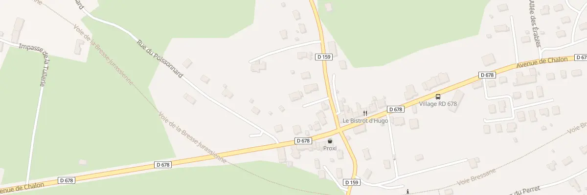 Plan du 51 Rte de Bletterans à Courlans