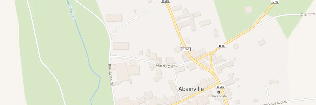 Plan du 6 Rue du Chene à Abainville