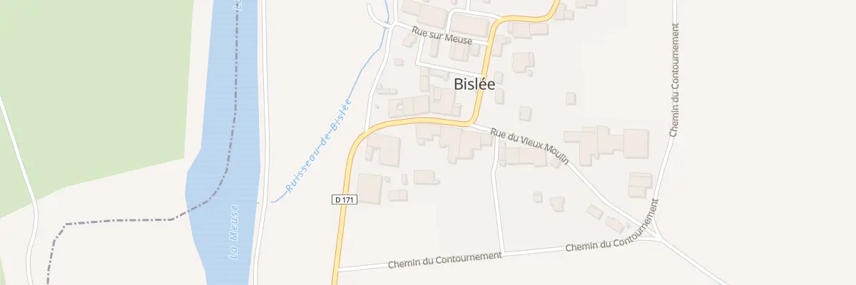 Plan du 4 Rue du Vieux Moulin à Bislée