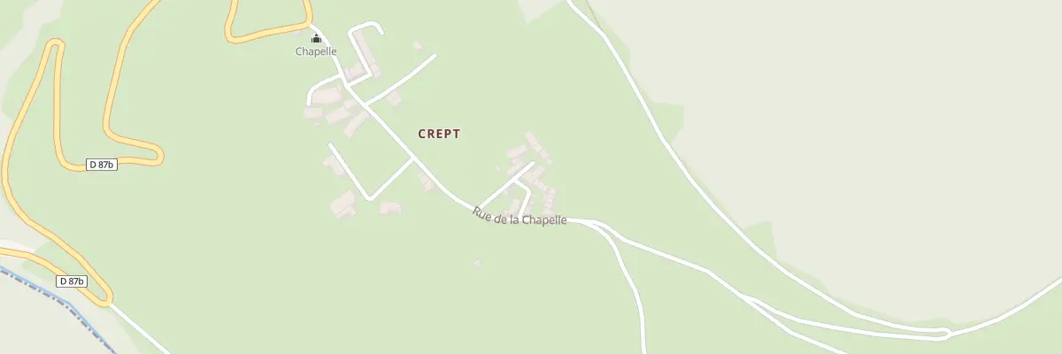 Plan du 5051 Crept à Seillonnaz