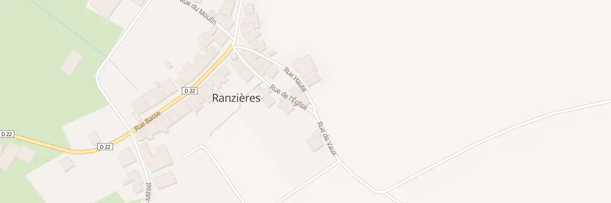 Plan du 15 Rue de l’Eglise à Ranzières