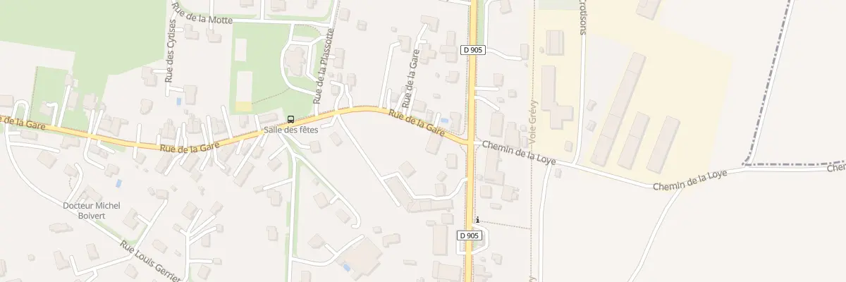 Plan du 34 Rue de la Gare à Parcey
