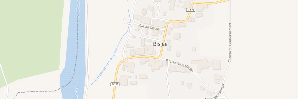 Plan du 7 Rue du Vieux Moulin à Bislée