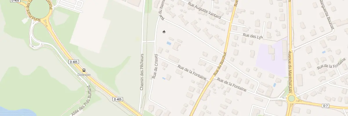 Plan du 2 Rue de la Fontaine à Dole