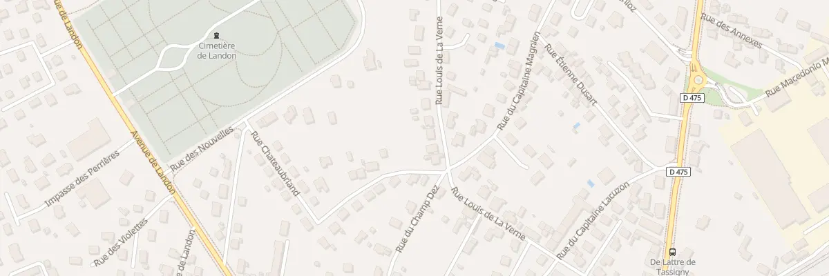Plan du 34 Rue Louis de la Verne à Dole