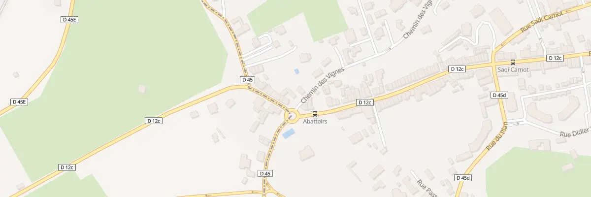Plan du 223 Rue de la République à Rives