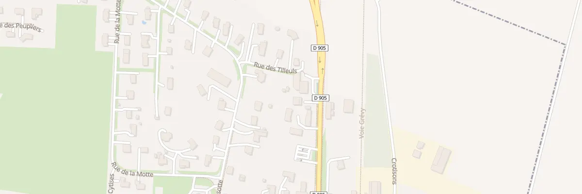 Plan du 4 Rte Nationale à Parcey