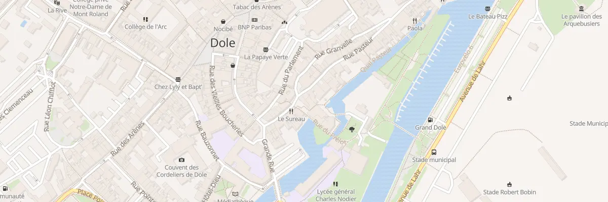 Plan du 71 Rue Pasteur à Dole