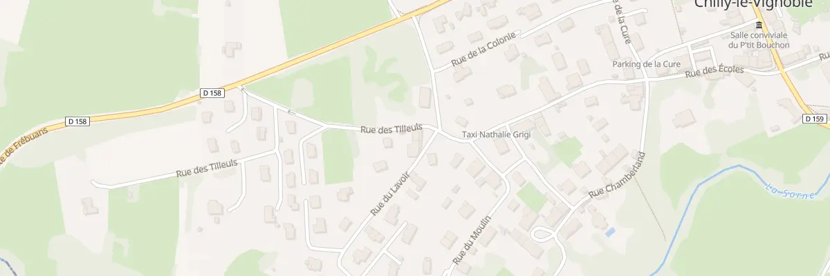 Plan du 2 Rue du Lavoir à Chilly-le-Vignoble